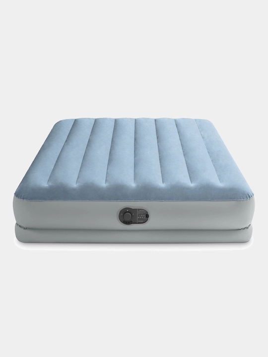 Puflanadigan ikki kishilik matras, o'rnatilgan nasos USB, 152 * 203 * 36 sm, Intex 64159