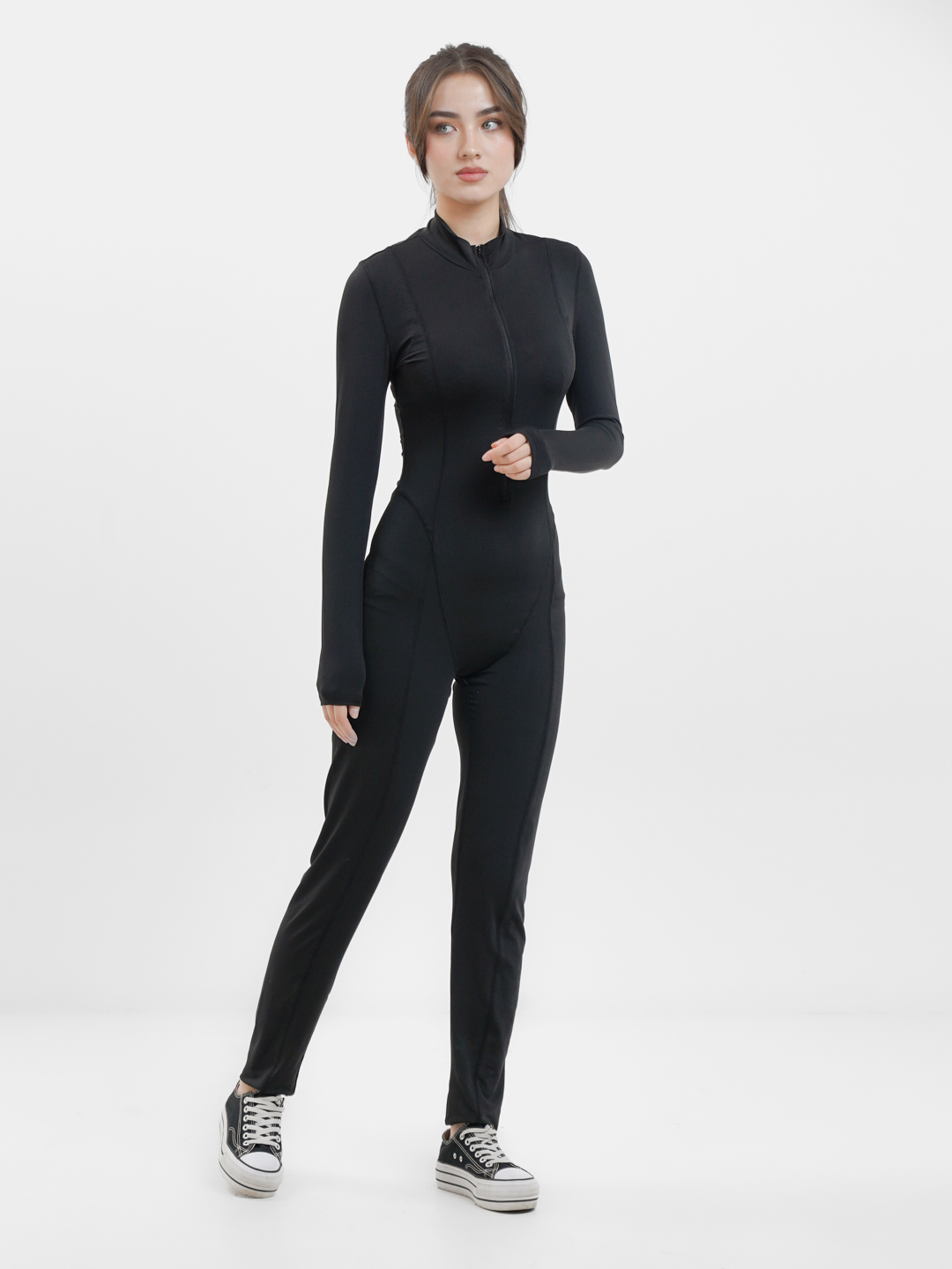 Купальник закрытый, комбинезон женский спортивный купить по низким ...