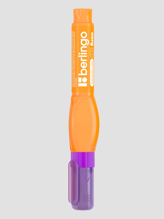 Berlingo "Fuze" korrektor qalam, 8 ml, assorti