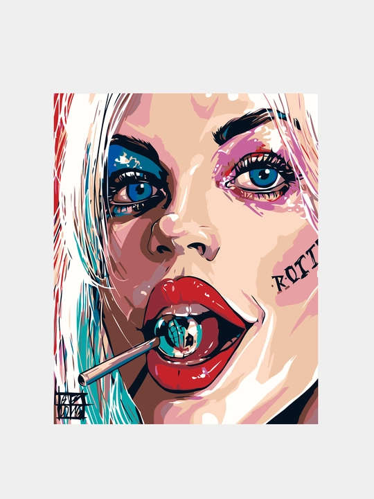 Картина ARTERY, рисование по номерам, девушки, 40 * 50 см - 