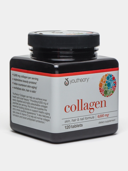 Коллаген Youtheory США таблетки с витамином C, Collagen, 1000 мг
