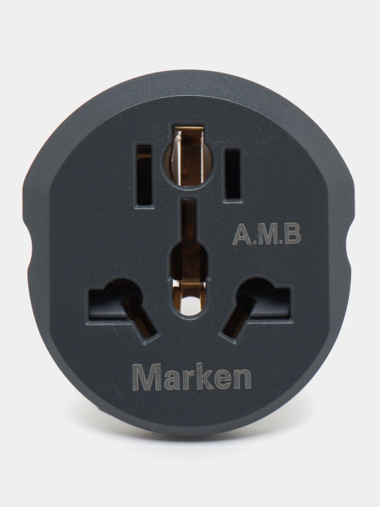 Merkan KT168 rozetka uchun universal adapter perexodnik, terminator, 16 A - 