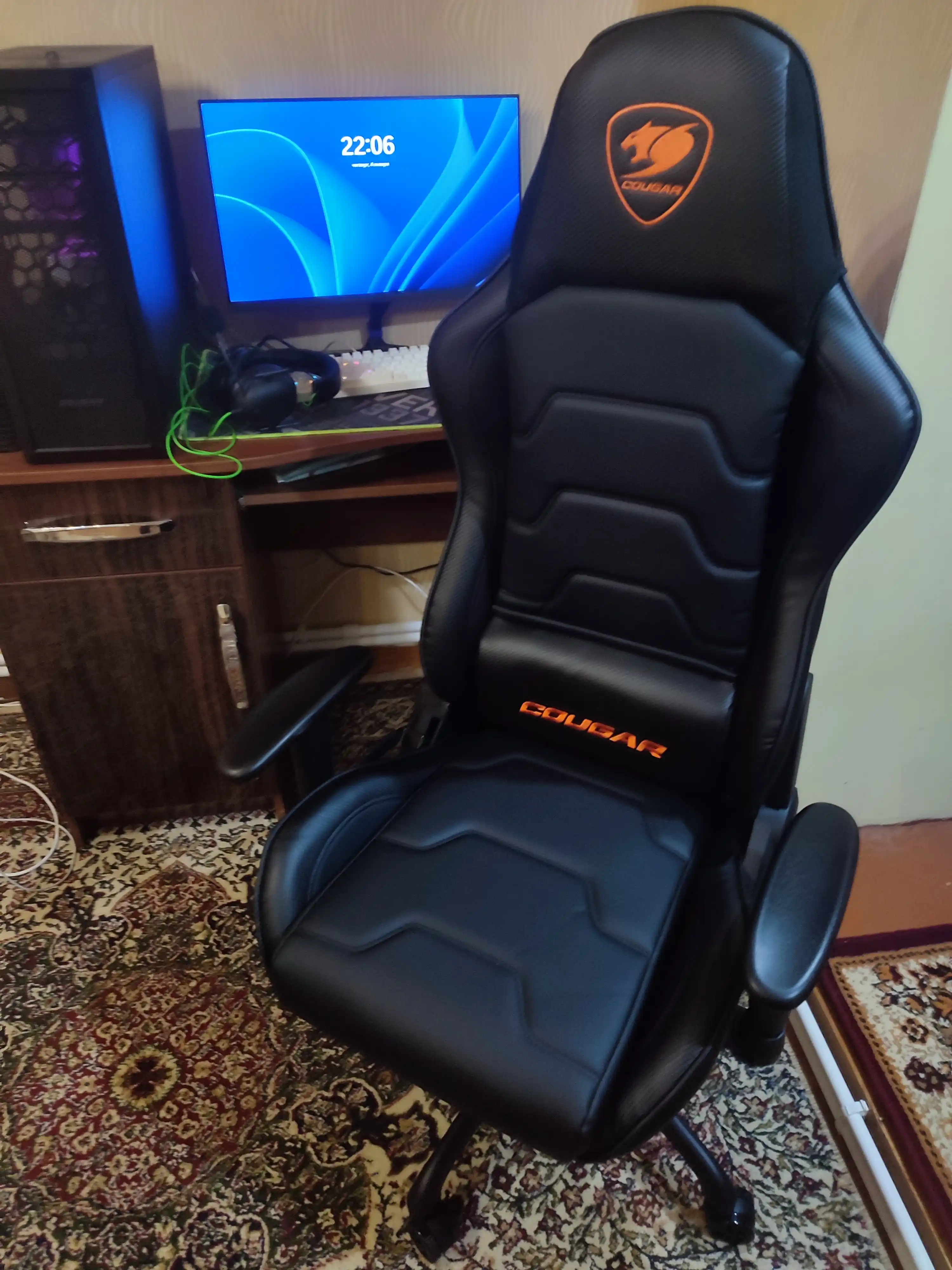 Игровое кресло Cougar Armor Air, с двойным дизайном, с высокой спинкой