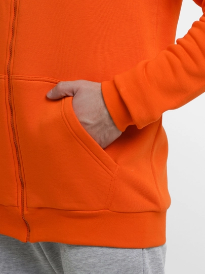 Zip tolstovka kapyushonli, uniseks, paxtadan XS-3XL