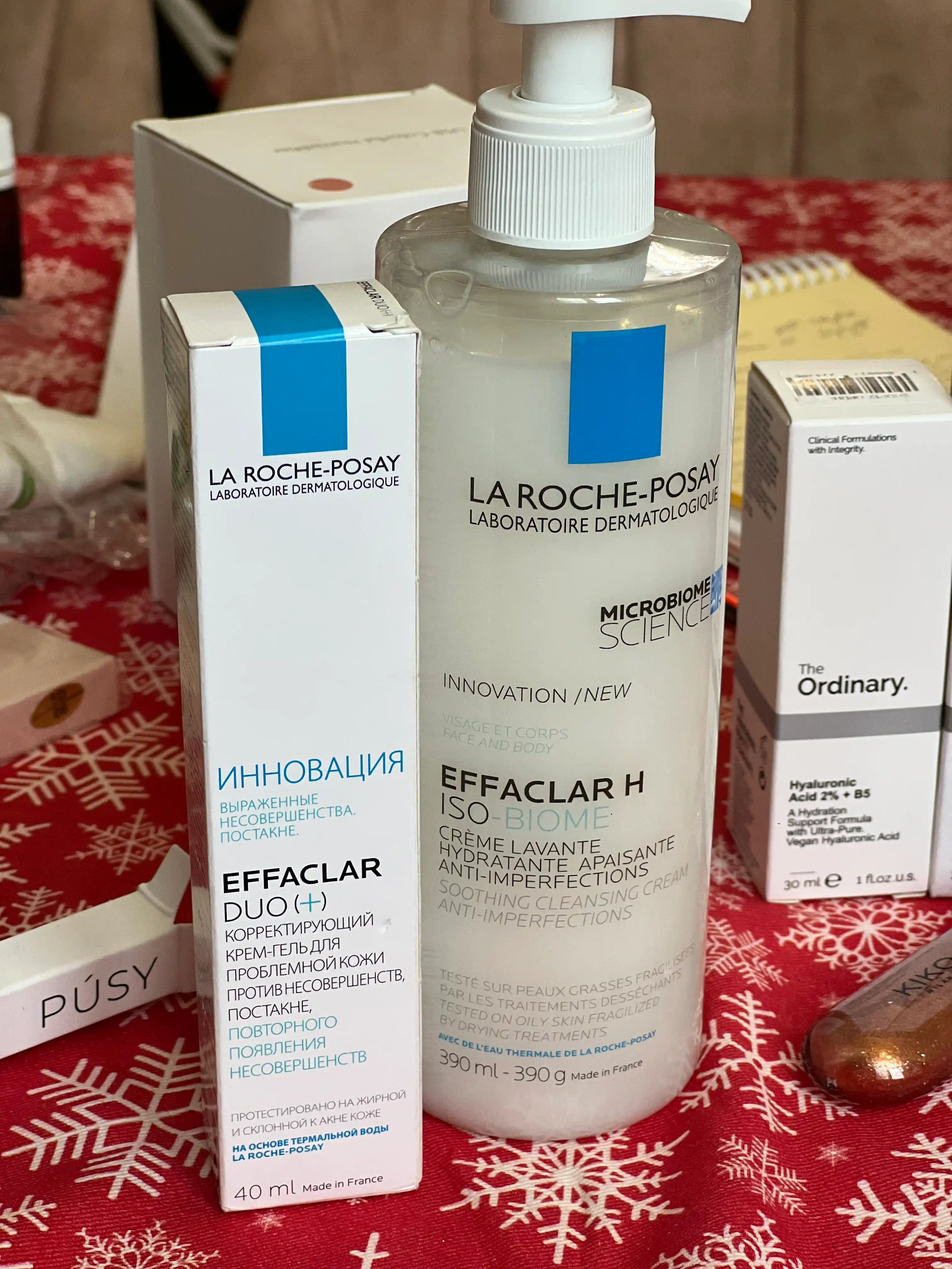 Tinchlantiruvchi tozalovchi krem jeli LA ROCHE POSAY EFFACLAR H ISO-BIOME, nomukammallikka qarshi, 390 ml