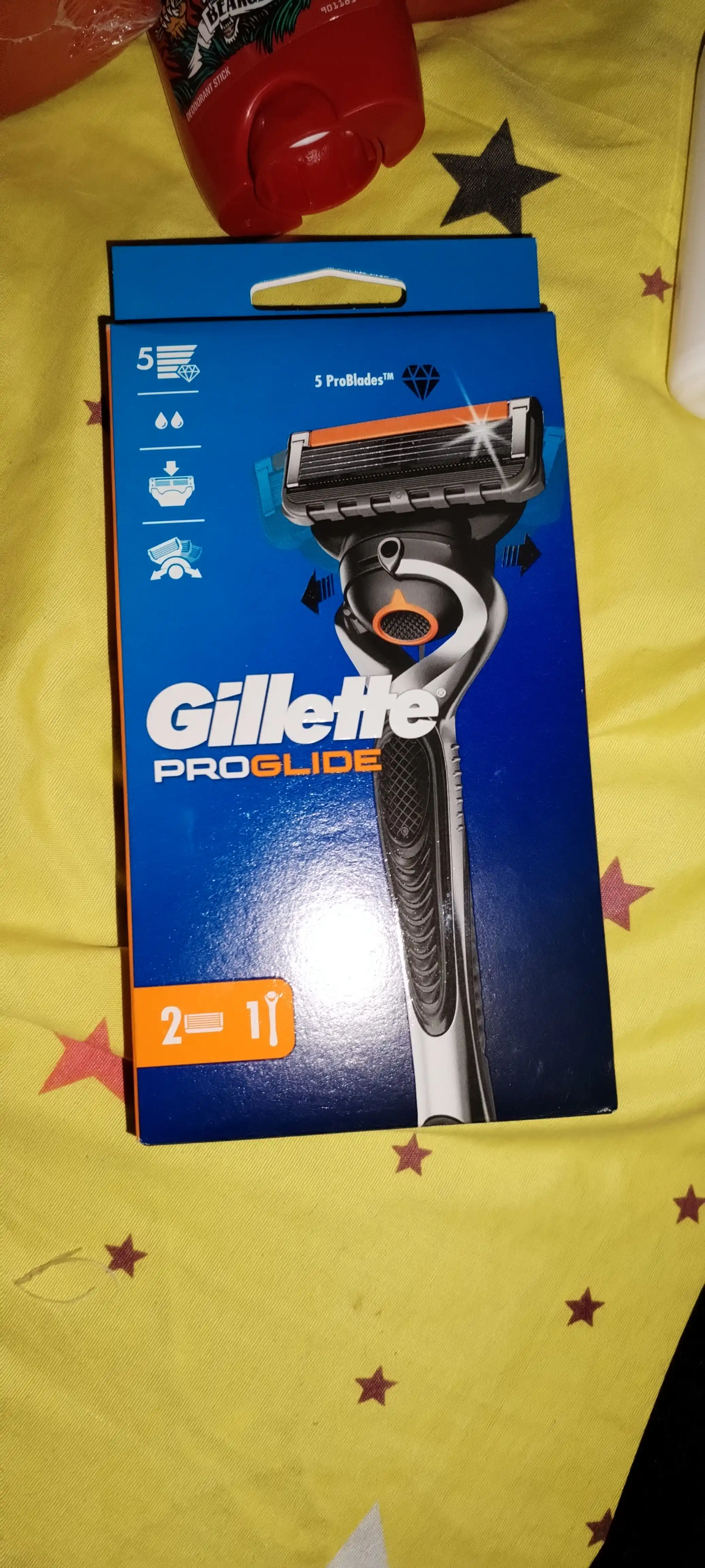 Бритва с триммером Gillette Fusion ProGlide, 5 лезвий с углеродным покрытием, +2 кассеты