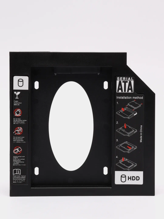 Optibay 12.7 va 9.5 sleds, dvd, ssd, noutbuk uchun hdd adapteri