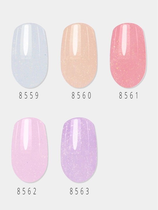 Моделирующий УФ-гель с хлопьями Юки Builder uv gel yuki, runail 11-free, 15 г