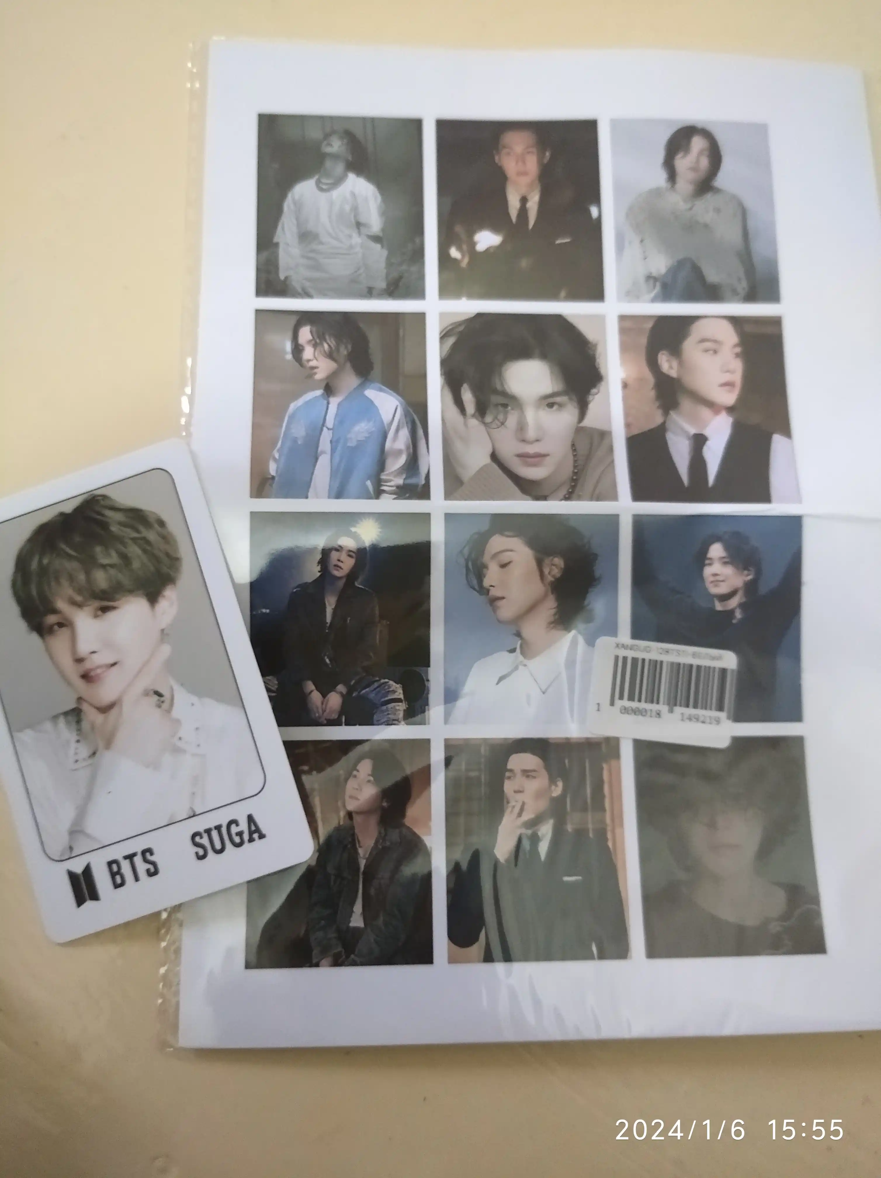 K-pop stikerlari ''BTS Jungkook, Suga'', o'zi kesiladigan