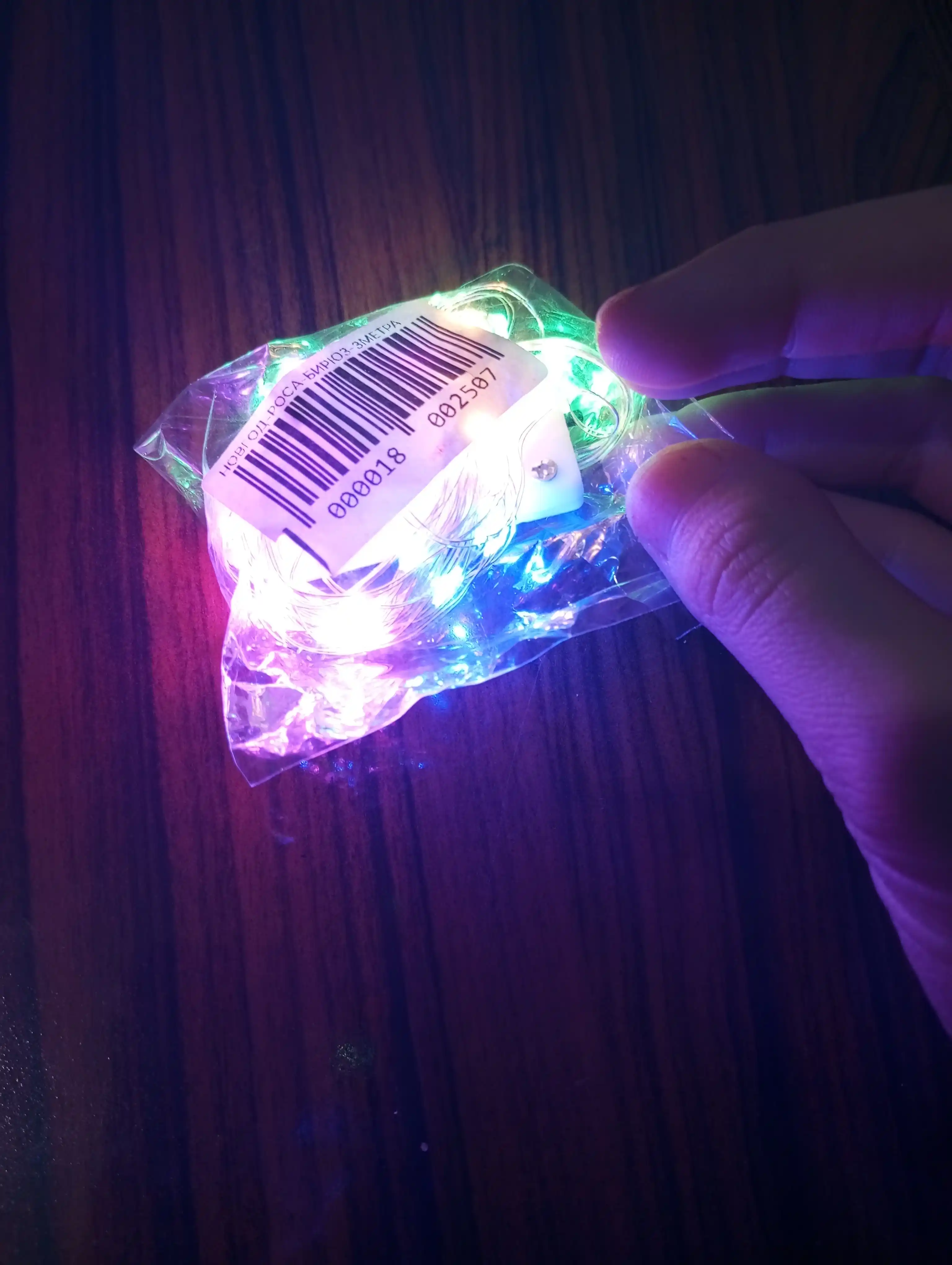 LED gulchambar bir tomchi shudring, ichki diyot, sovg'alar uchun bezak, 3 metr