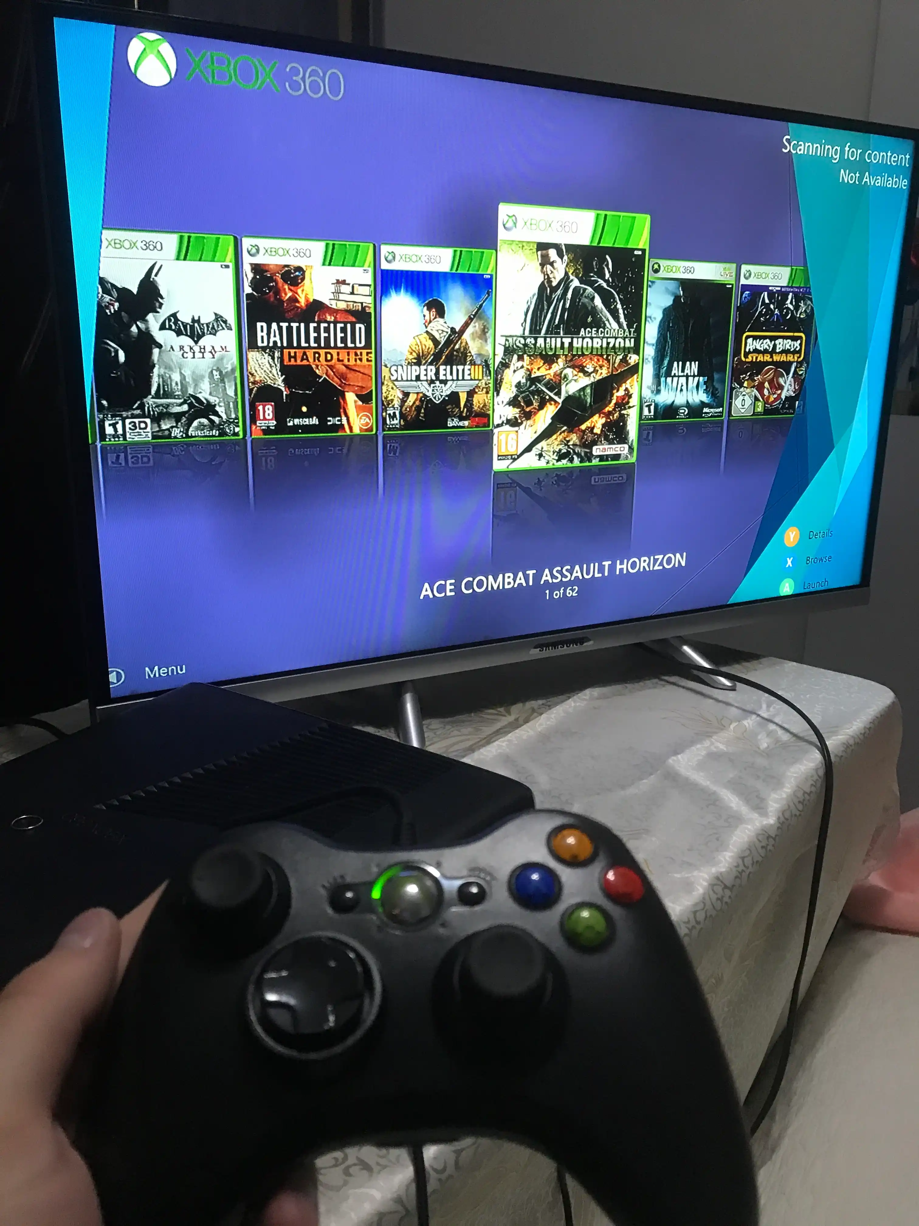 Joystik Xbox 360 uchun, simli, kompyuter va noutbuk uchun mos