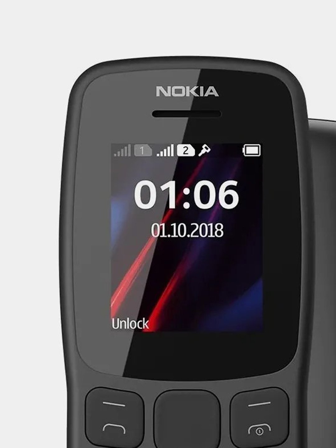 Кнопочный телефон Nokia 106 GSM Dual-SIM купить по низким ценам в  интернет-магазине Uzum (871306)