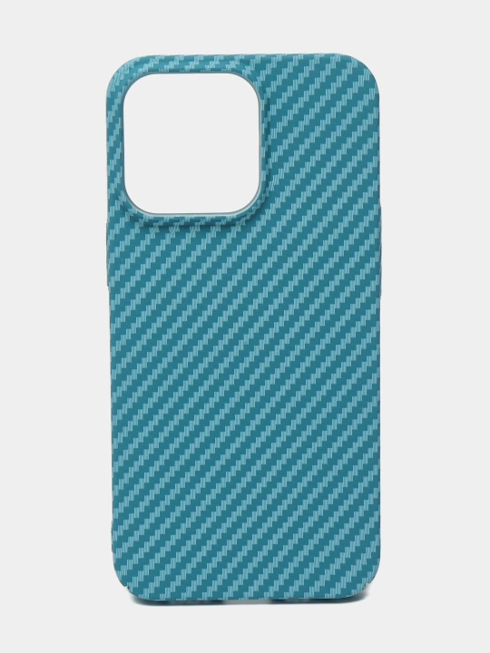 Karbonli g'ilof iPhone X, XR, 11, 12, 13, 14, 15, 16, mini, Pro, Pro Max uchun, qattiq