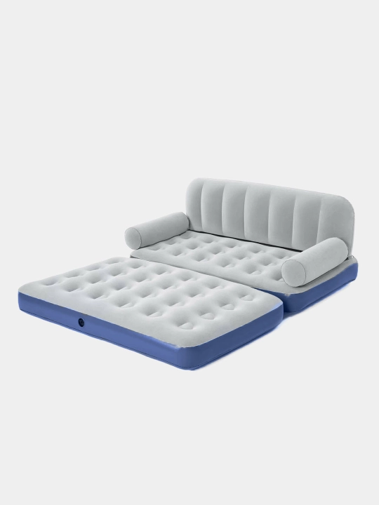 O'rnatilgan nasosli shishiriladigan divan,Bestway Multi-Max 75079, 188 x 152 x 64 sm