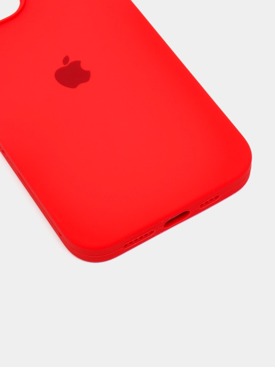 Silikon chexol iPhone 11–17, Pro va Pro Max uchun, Soft Touch, mikrofibrali
