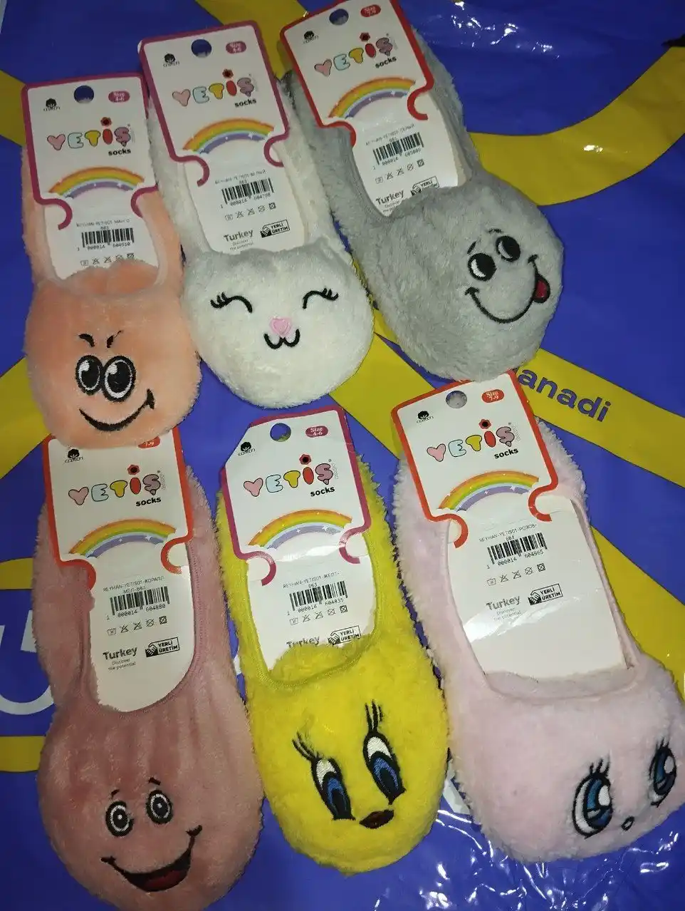 Yetish baby носки детские плюшевые