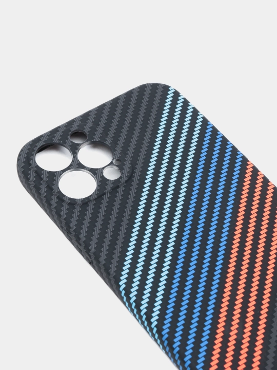 Карбоновый чехол для iPhone X, XR, 11, 12, 13, 14, 15, 16, mini, Pro, Pro Max, жесткий