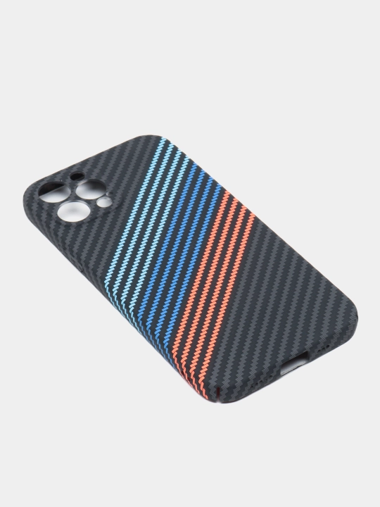 Карбоновый чехол для iPhone X, XR, 11, 12, 13, 14, 15, 16, mini, Pro, Pro Max, жесткий
