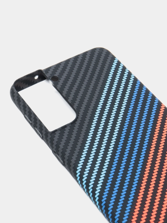 Чехол в стиле карбон, для смартфона Samsung S21, S22, S23, S24, Plus, Ultra, A05