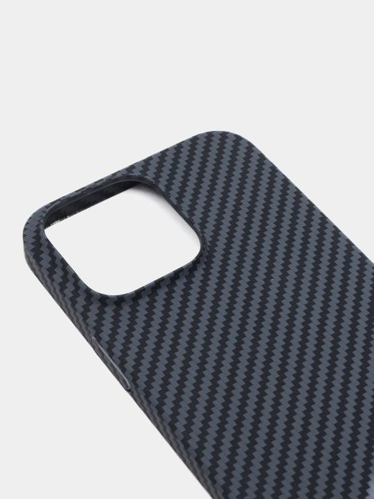 Карбоновый чехол для iPhone X, XR, 11, 12, 13, 14, 15, 16, mini, Pro, Pro Max, жесткий