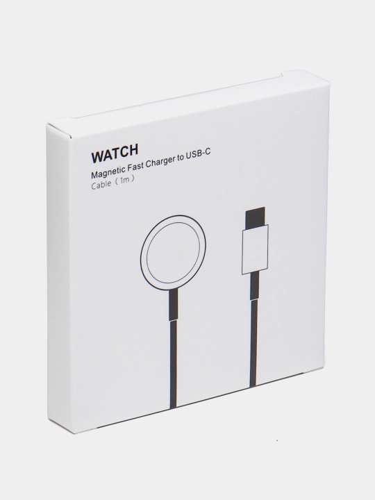Магнитное зарядное устройство для iWatch, кабель USB-C, 1 м, Charger, Zaryadka