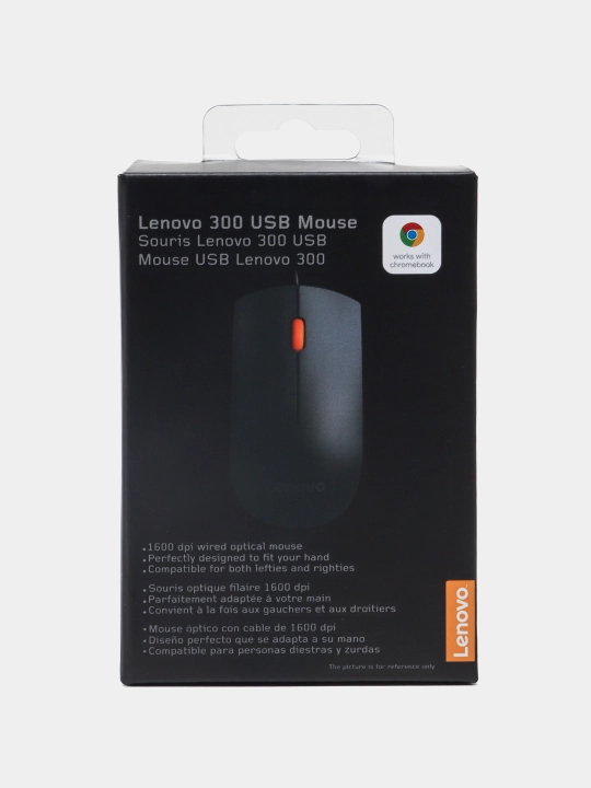 Проводная мышь Lenovo 300 wired USB, mouse