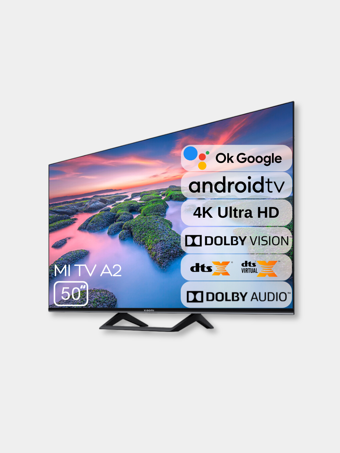 Умный смарт телевизор Xiaomi Mi TV A2 55", 50", 43", 32", Android TV ...