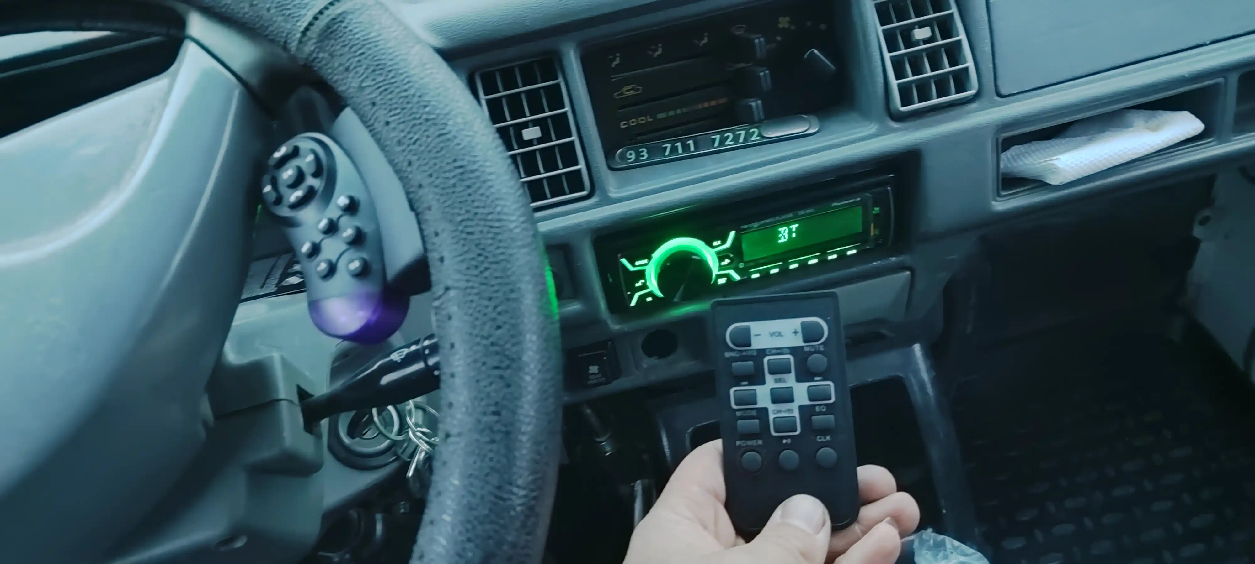 Автомагнитола MP3-плеер Pioner Bluetooth USB AUX FM Y-GOLD 1747