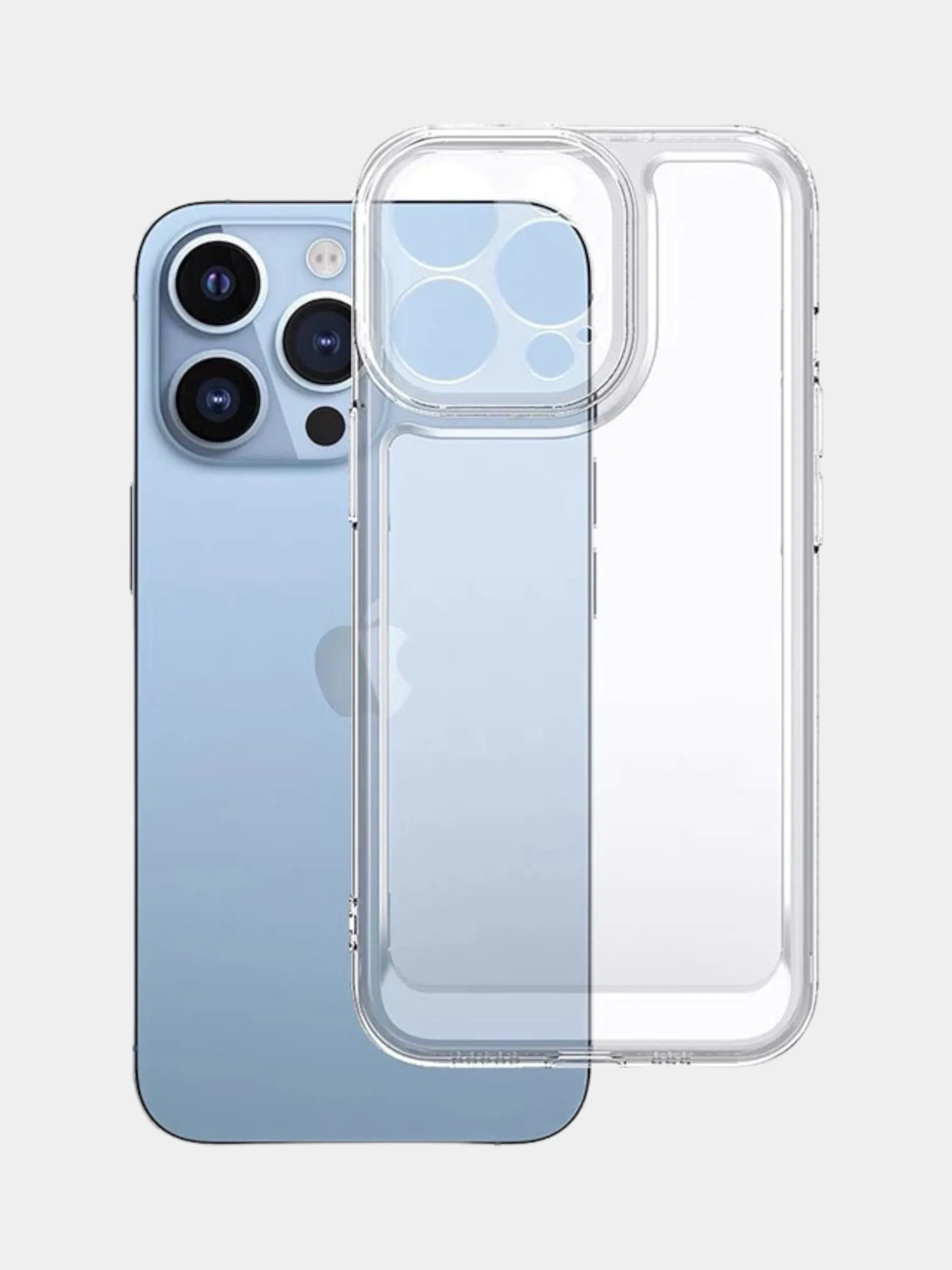 Custodia In Silicone Per IPhone 11/12/13 Pro Max/Mini/7/8/SE/X/XR, Antiurto Trasparente, GM