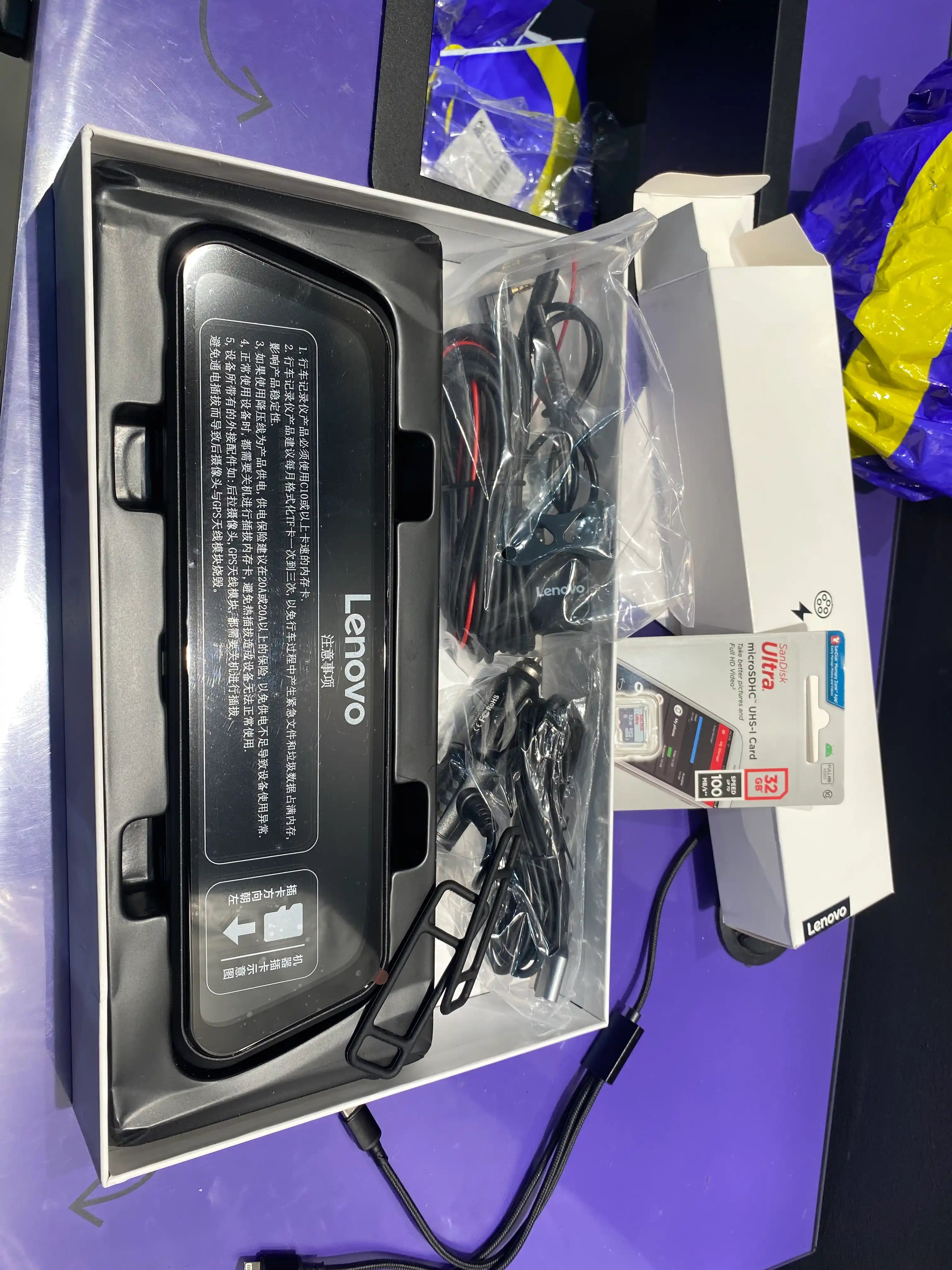 Видеорегистратор, Lenovo M5 2K WiFi 2024