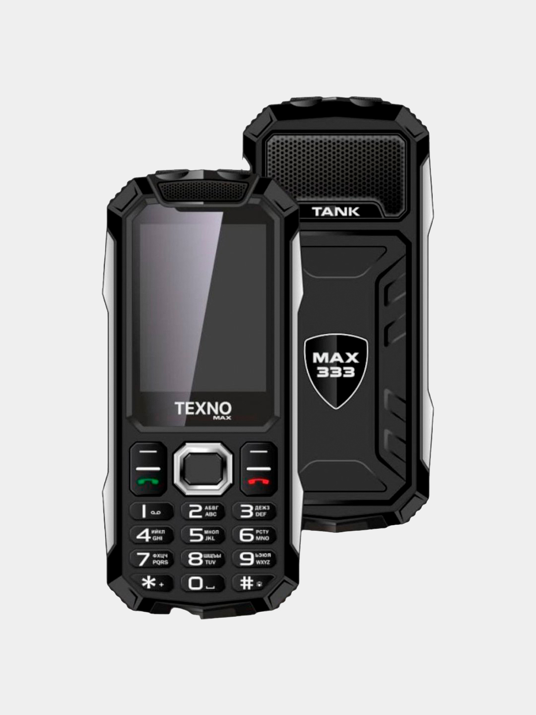 Кнопочные телефон Texno Max 333 Tank Big Batareya, 2500mAh купить по низким  ценам в интернет-магазине Uzum (870994)