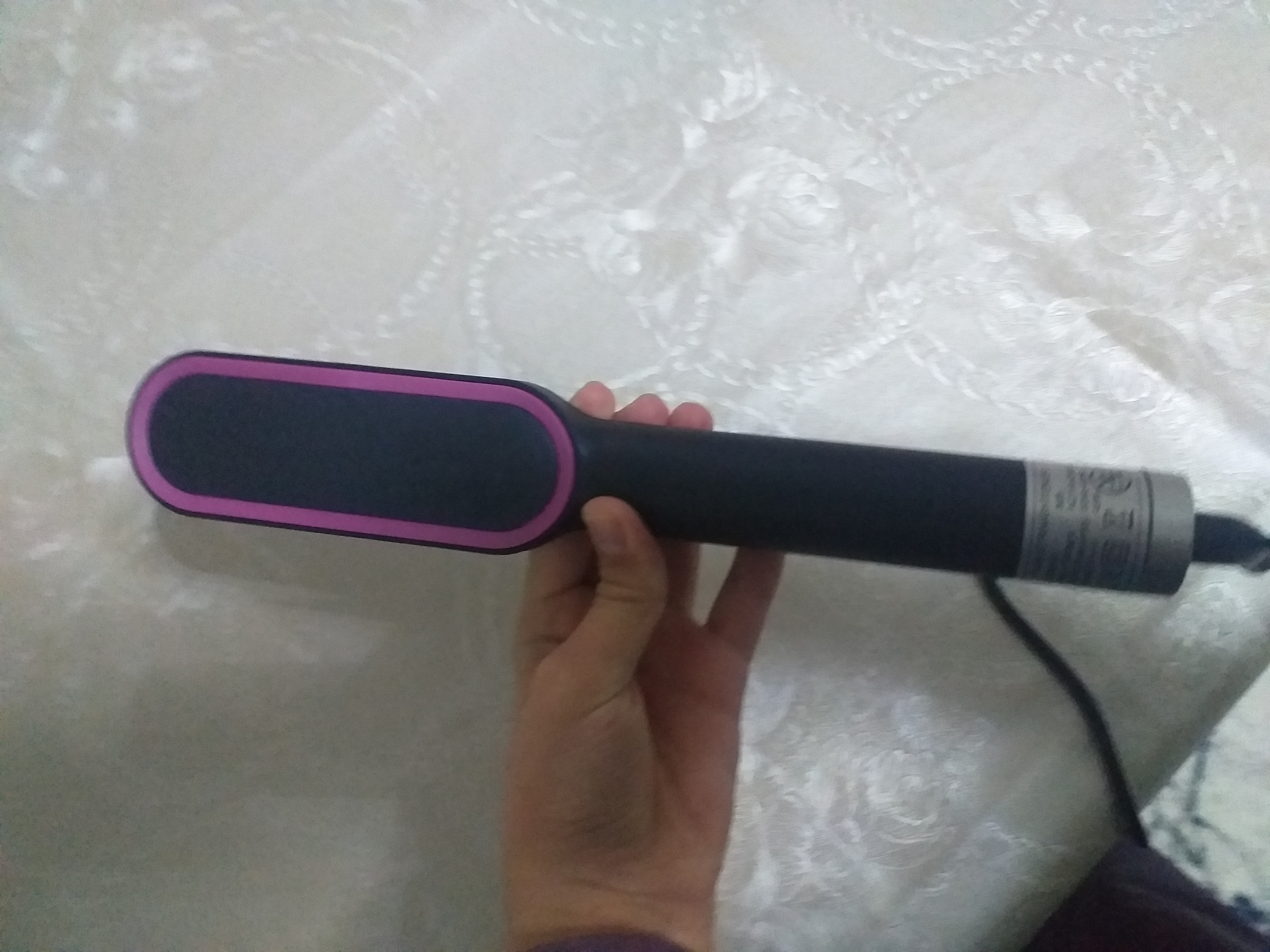 Soch tekislagich taroq elektr professional keramik ionizatsiyali ütü mini to'g'irlagich