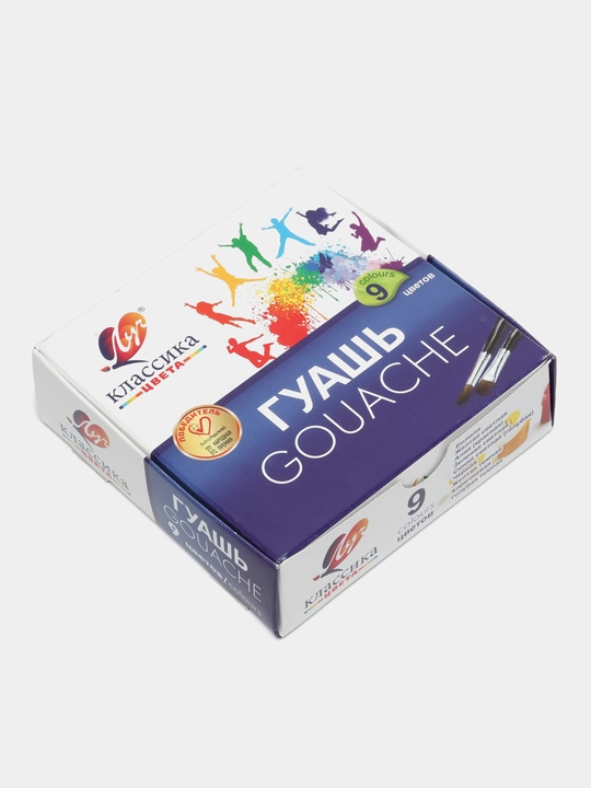 Краска, гуашь - Луч "Классика" 6, 9, 12, 16 и 24 цветов