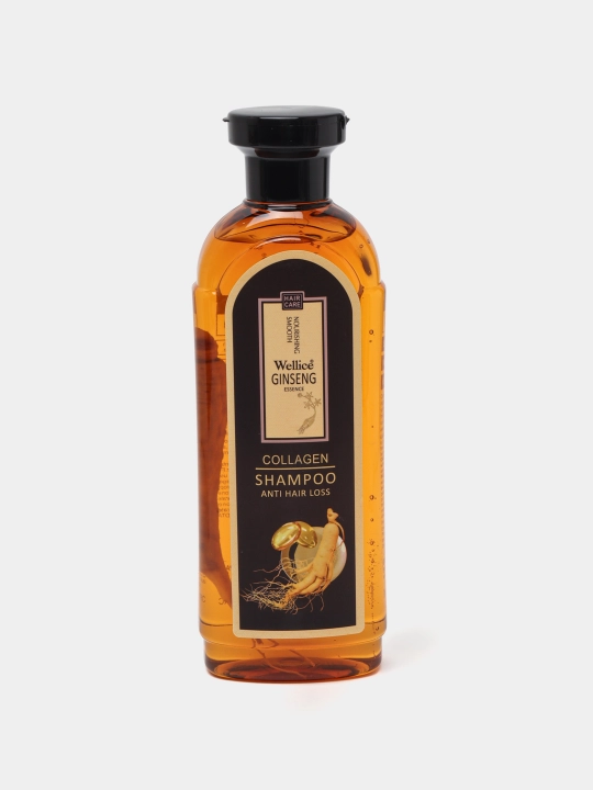 Shampun jenshenli Wellice Ginseng Collagen, sochlar tukilishiga qarshi, 420 ml