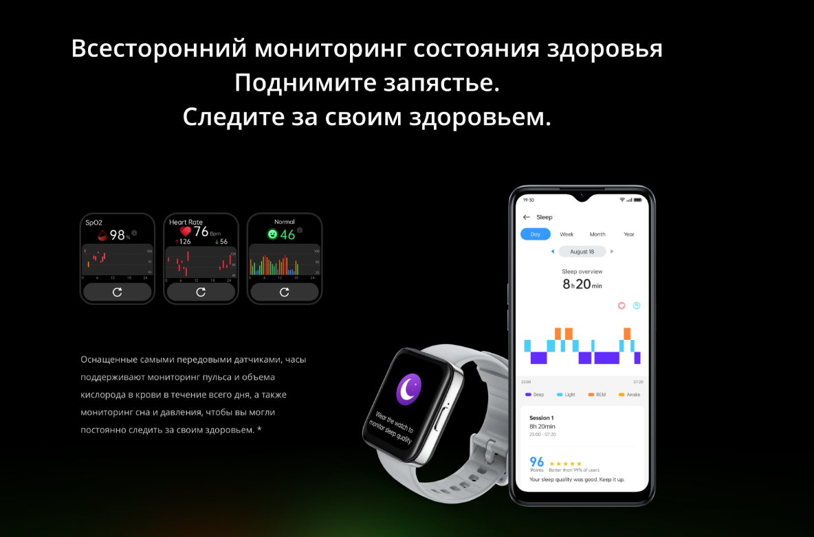 Умные часы Realme Watch 3 Pro, 1.78