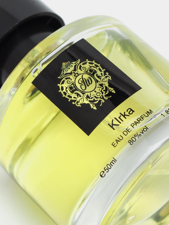 Parfyumlangan suv Fragnance World Kirke, KIRKA erkaklar va ayollar uchun, 100 ml, 50 ml, 30 ml, 20 ml 