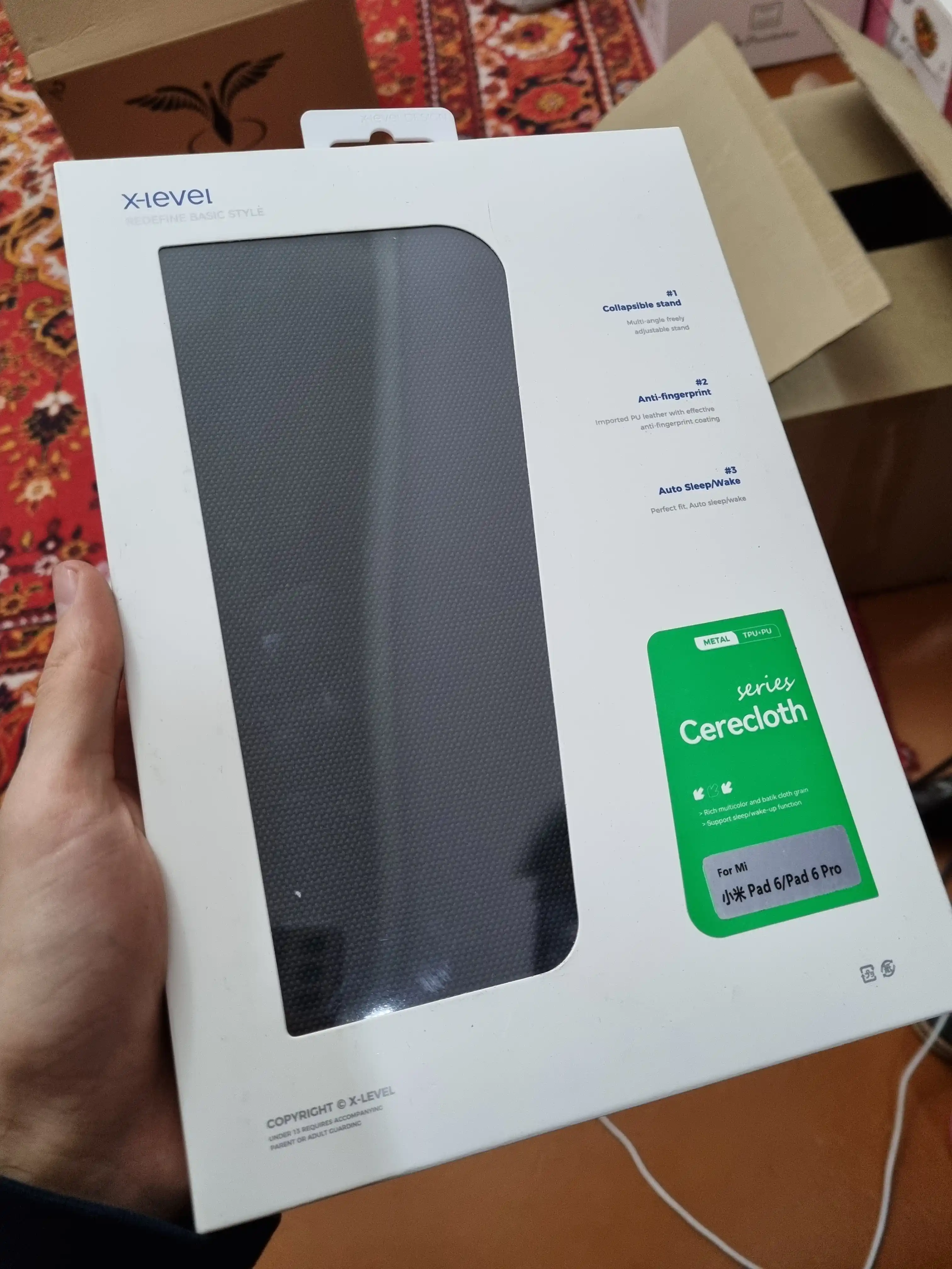 Тканевый чехол X-LEVEL CERECLOTH для Xiaomi Pad 6/6 Pro/SE 11