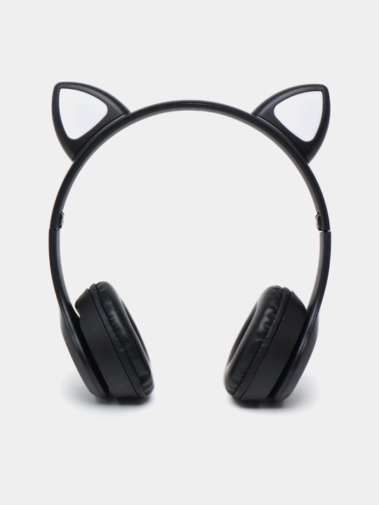 Simsiz quloqchinlar bolalar uchun Cat Ear P47M, yorqin quloqlari bilan