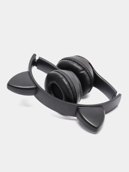 Simsiz quloqchinlar bolalar uchun Cat Ear P47M, yorqin quloqlari bilan