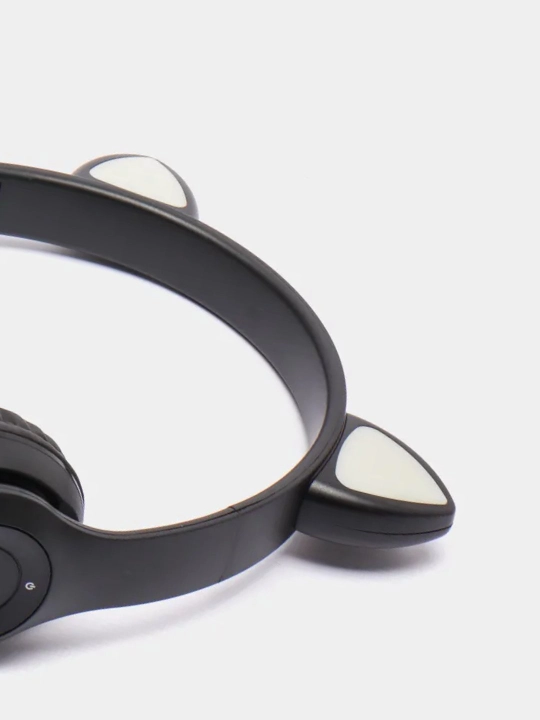 Simsiz quloqchinlar bolalar uchun Cat Ear P47M, yorqin quloqlari bilan