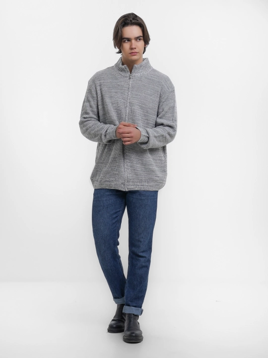Zamokli erkaklar kardigani, katta o'lchamlari, 3 XL - 5 XL
