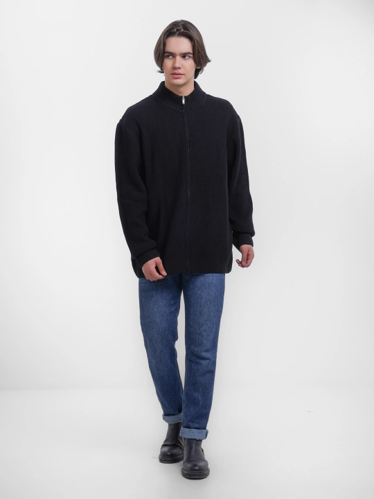 Zamokli erkaklar kardigani, katta o'lchamlari, 3 XL - 5 XL