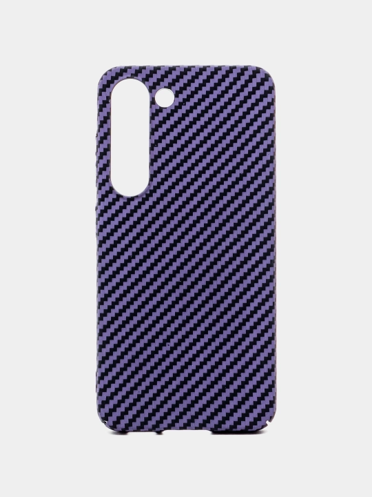 Samsung S21, S22, S23, S24, Plus, Ultra, A05 uchun karbon uslubidagi g'ilof - 