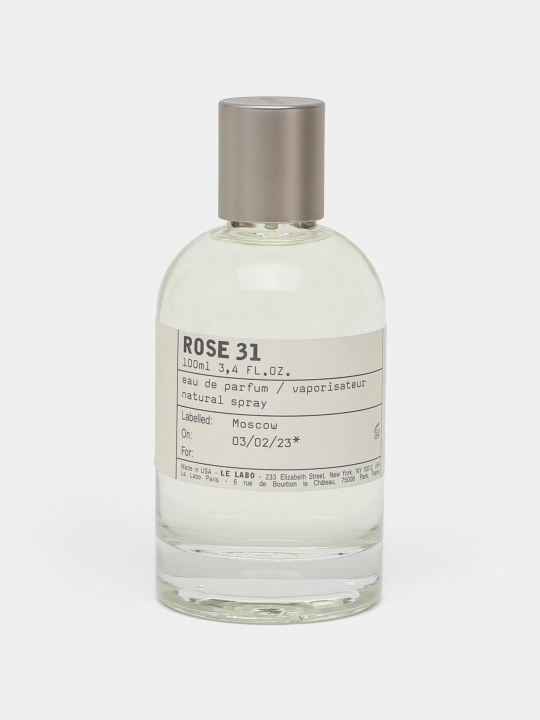 Парфюмерная вода для мужчин и женщин, Le Labo Grasse, New York Rose 31 Москва, 100 мл