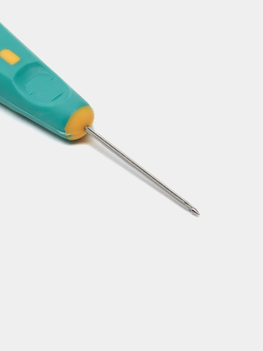 Punch Needle gilam texnikasida tikuv, uzunligini sozlash bilan, kashta tikish ignasi bigiz
