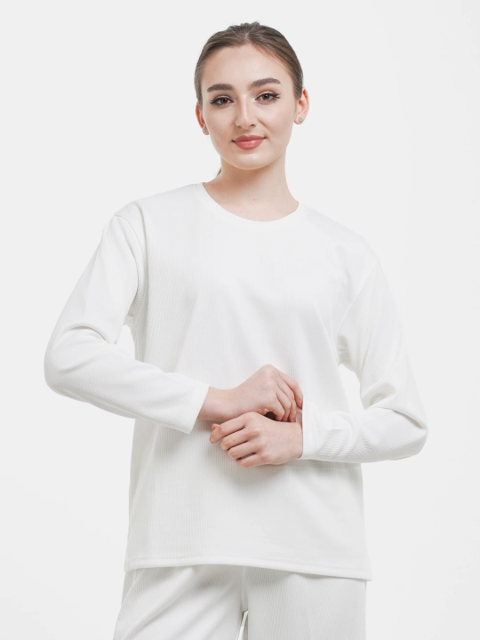 W21-01 Karina Ayollar uchun sport kostyumi to'plami katta o'lchamli palazzo ikki qismli ayollar uchun