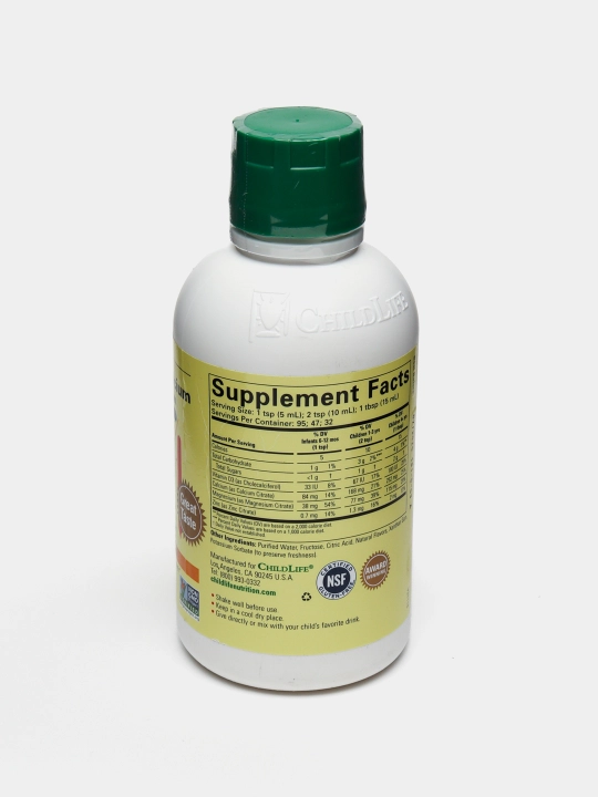 Кальций с магнием жидкий ChildLife Liquid Calcium USA, 473 мл