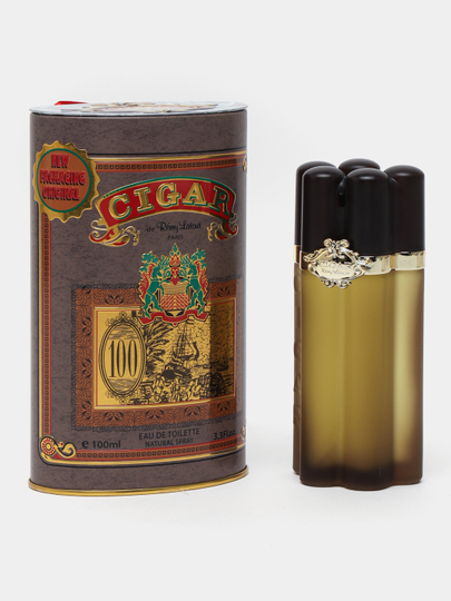 Мужская парфюмированная вода "Сigar", Eau de toilette, 100 мл — JASUR98-CIGAR-КОРИЧН