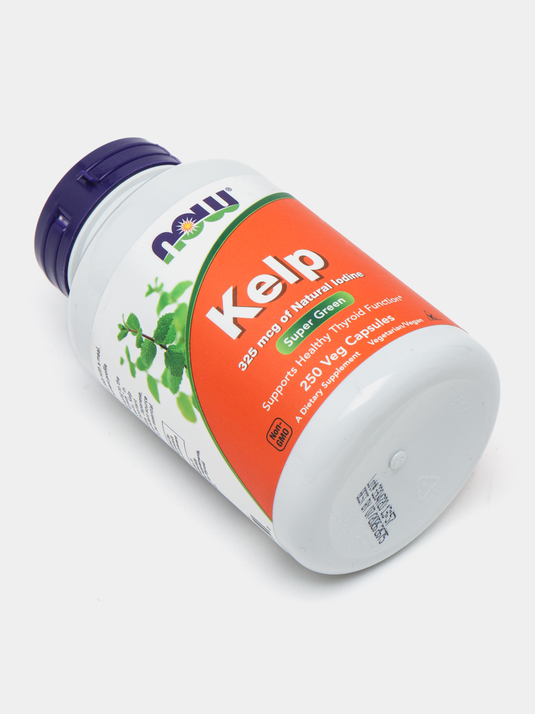 Ламинария Йод Kelp Now Foods, 325 мкг, 250 растительных капсул купить ...