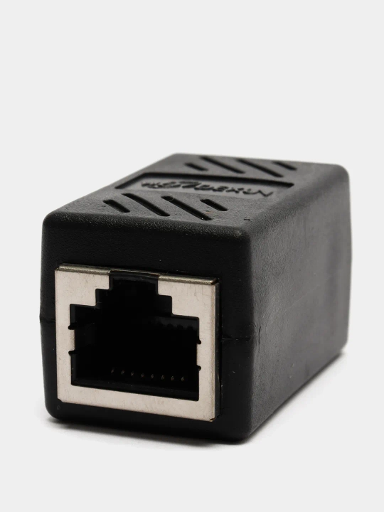 Соединитель сетевых кабелей RJ45 - RJ45 coupler для соединения двух Ethernet кабелей